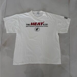Miami Heat “The Heat is On 2011 Eastern Conference Finals” T-Shirt